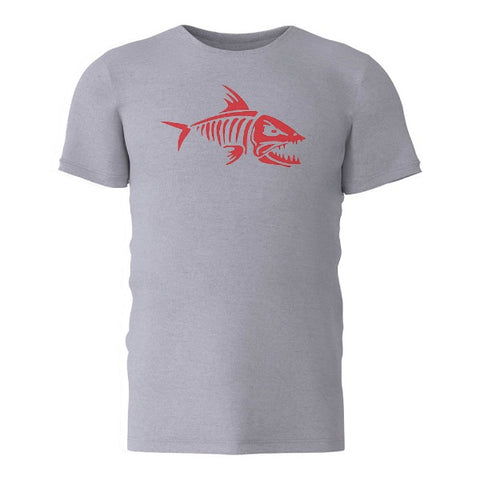 T-Shirt de Pêche Squelette Poisson