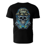 T-Shirt Pêcheur Tête de Mort
