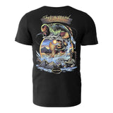 T-Shirt de Pêche Coucher de soleil