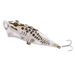 Leurre Grenouille Popper Blanc
