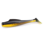 Leurre Souple Soft Bait Noir et Jaune